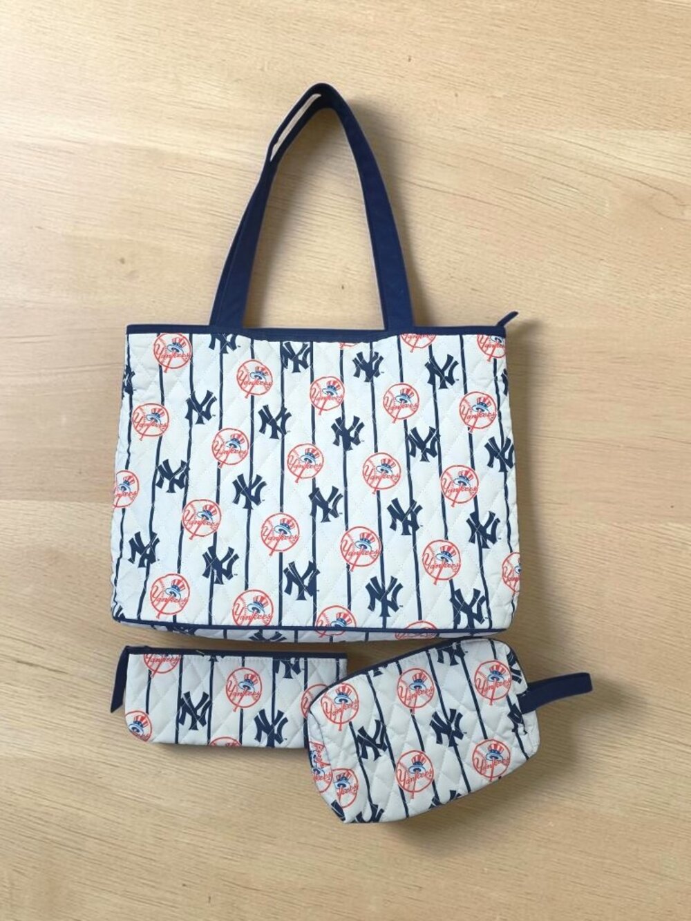 New York Yankees Quilted Carryall Set